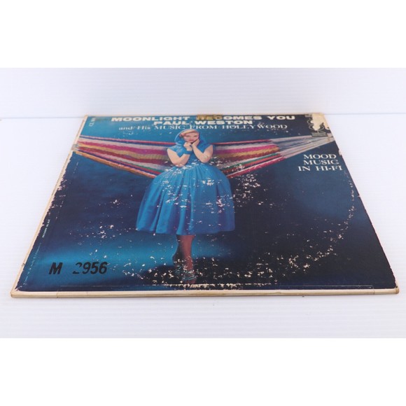 Paul Weston Hollywood Music Moonlight Becomes You 1956 Mono 12" LP Record CL 909 - Picture 5 of 16